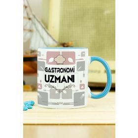 Hediyelen HDYLNMV192GASTRO Gastronomi Uzmanı Kupa Bardak Mavi