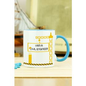 Hediyelen HDYLNMV249INSAAT I Am A Civil Engineer Kupa Bardak Mavi