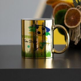 Hediyelen HDYLNSR1002FUTBOL Futbolcu Kupa Bardak Sarı