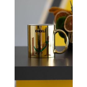 Hediyelen HDYLNSR154EMEKLI Emekli Kupa Bardak Sarı