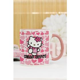 Hediyelen Hello Kitty Pembe Kupa Bardak