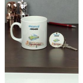 Hediyelen Hidrojeoloji Mühendisi Kupa Bardak ve Anahtarlık Set