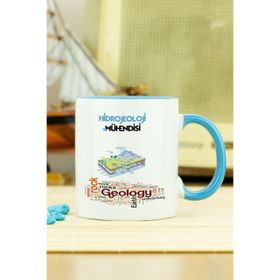 Hediyelen Hidrojeoloji Mühendisi Mavi Kupa Bardak