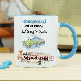Hediyelen Hidrojeoloji Mühendisi Mavi Kupa Bardak