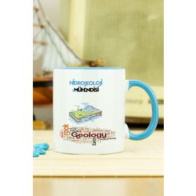 Hediyelen Hidrojeoloji Mühendisi Mavi Kupa Bardak