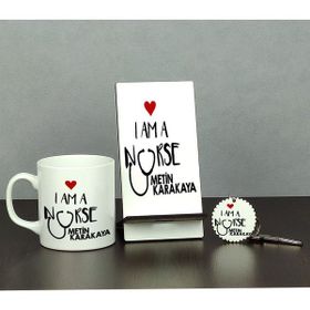 Hediyelen I Am A Nurse Üçlü Set Kupa Telefon Standı Anahtarlık