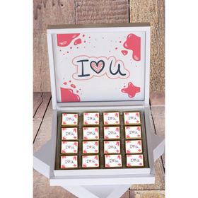 Hediyelen I Love You Hediyelik Çikolata