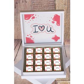 Hediyelen I Love You Hediyelik Çikolata