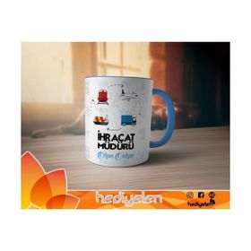 Hediyelen İhracat Müdürü Mavi Kupa Bardak