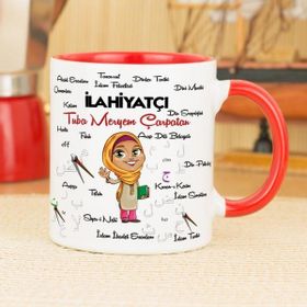 Hediyelen İlahiyatçı Siyah Kupa Bardak