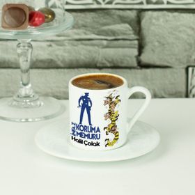 Hediyelen İnfaz Koruma Memuru Daltonlar Kahve Fincanı
