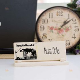 Hediyelen İnşaat Mühendisi Dünya Tasarım Taş İsimlik