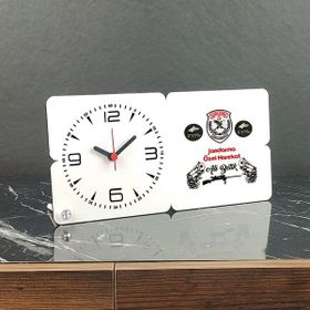 Hediyelen Jandarma Özel Harekat Ahşap Masa Saati