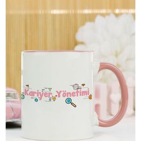 Hediyelen Kariyer Yönetimi Pembe Kupa Bardak