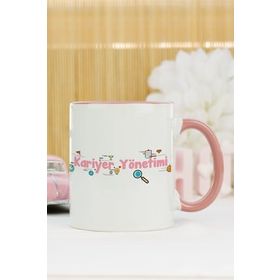Hediyelen Kariyer Yönetimi Pembe Kupa Bardak