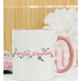 Hediyelen Kariyer Yönetimi Pembe Kupa Bardak