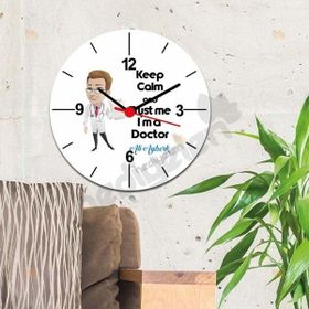Hediyelen Keep Kalm Doctor Duvar Saati