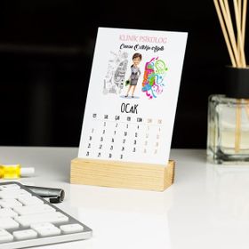 Hediyelen Klinik Psikolog Pembe Tasarım Duvar Saati