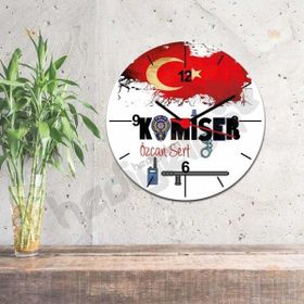 Hediyelen Komiser Duvar Saati