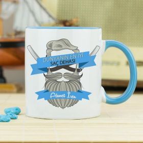Hediyelen Kuaför Mavi Kupa Bardak