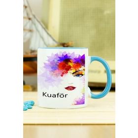 Hediyelen Kuaför Mavi Kupa Bardak