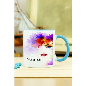 Hediyelen Kuaför Mavi Kupa Bardak