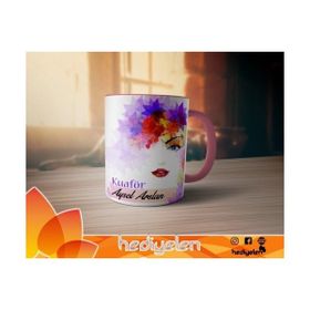 Hediyelen Kuaför Pembe Kupa Bardak