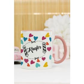 Hediyelen Kuaför Pembe Kupa Bardak
