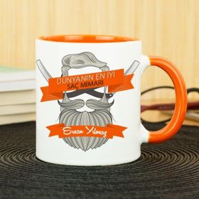 Hediyelen Kuaför Turuncu Kupa Bardak