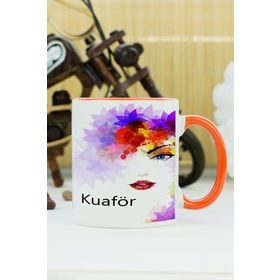Hediyelen Kuaför Turuncu Kupa Bardak