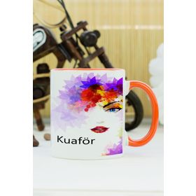 Hediyelen Kuaför Turuncu Kupa Bardak