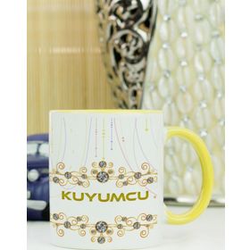 Hediyelen Kuyumcu Sarı Kupa Bardak