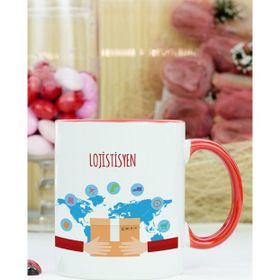 Hediyelen Lojistisyen Kırmızı Kupa Bardak