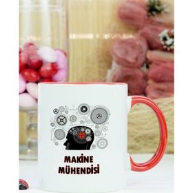 Hediyelen Makinist Kırmızı Kupa Bardak