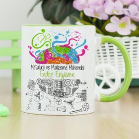 Hediyelen Metalurji Ve Malzeme Mühendisi Yeşil Kupa Bardak