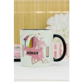 Hediyelen Mimar Siyah Kupa Bardak