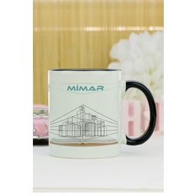 Hediyelen Mimar Siyah Kupa Bardak