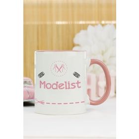 Hediyelen Modelist Pembe Kupa Bardak