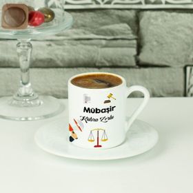 Hediyelen Mübaşir Kahve Fincanı