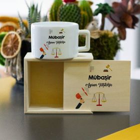 Hediyelen Mübaşir Kahve Fincanı