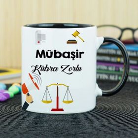 Hediyelen Mübaşir Siyah Kupa Bardak