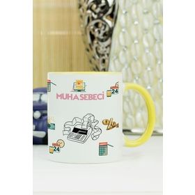 Hediyelen Muhasebeci Sarı Kupa Bardak