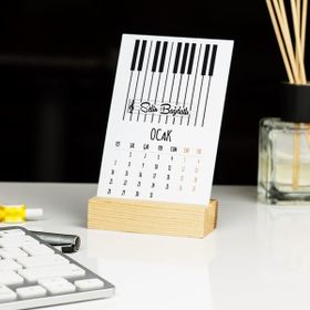 Hediyelen Müzik Öğretmenine Hediye Piyano Tasarım Duvar Saati