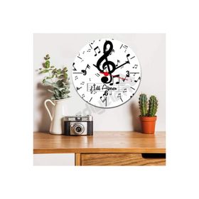Hediyelen Müzik Öğretmenine Hediye Sol Anahtarı Tasarım Duvar Saati