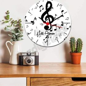 Hediyelen Müzik Öğretmenine Hediye Sol Anahtarı Tasarım Duvar Saati
