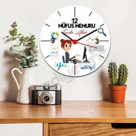 Hediyelen Nüfus Memuru Duvar Saati