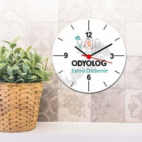 Hediyelen Odyolog Duvar Saati