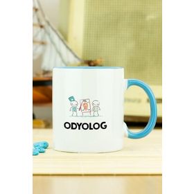 Hediyelen Odyolog Mavi Kupa Bardak