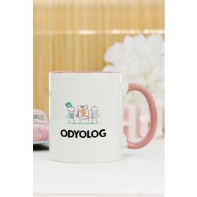 Hediyelen Odyolog Pembe Kupa Bardak