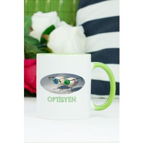 Hediyelen Optisyen Yeşil Kupa Bardak